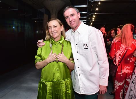 raf simons prada|raf simons and miuccia prada.